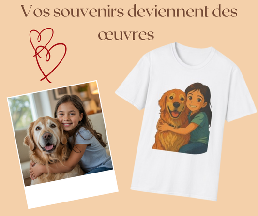T-shirt Personnalisé : Vos souvenirs deviennent des œuvres